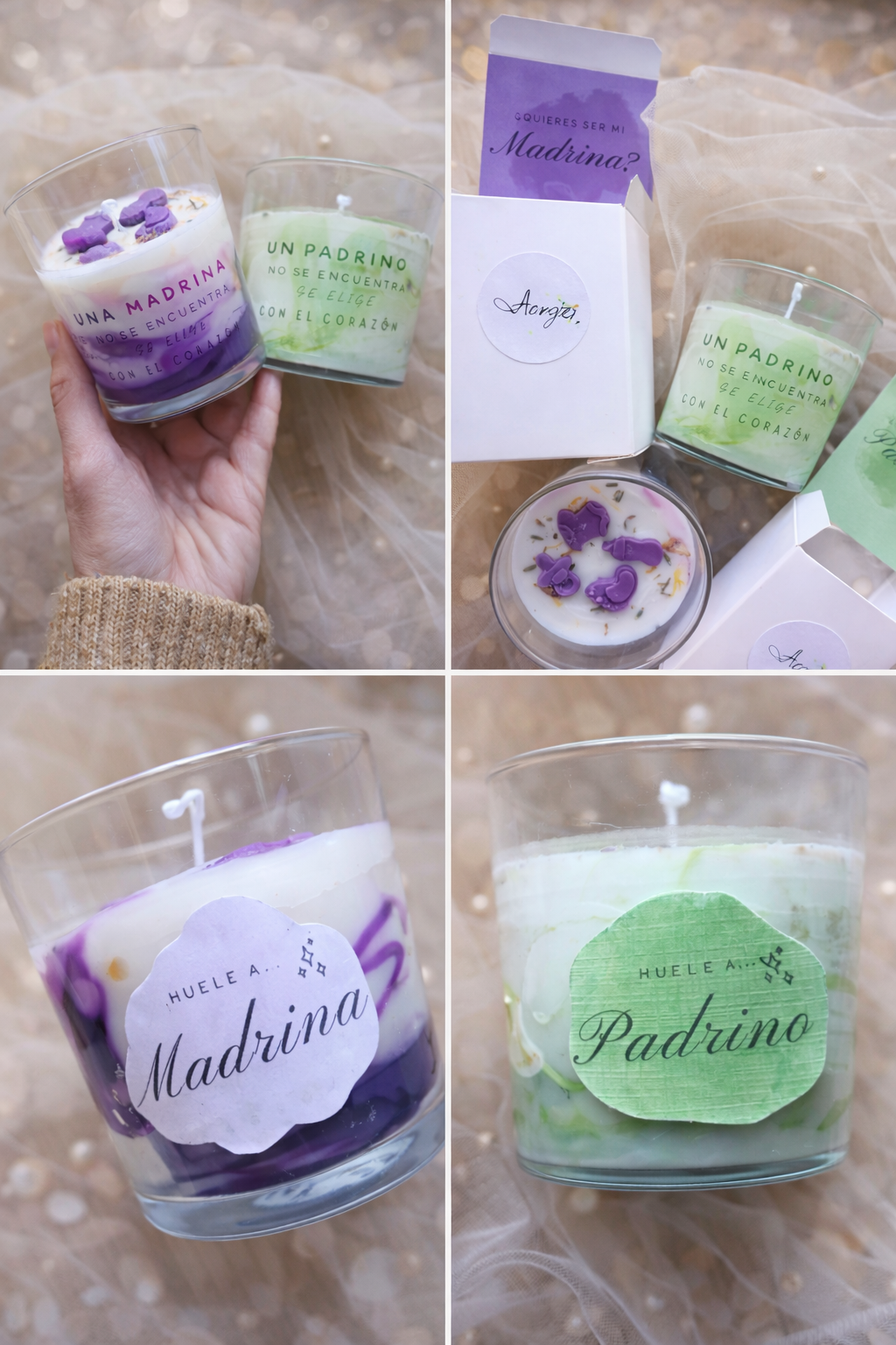 Velas padrino y madrina
