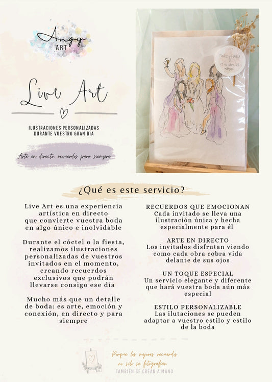 Live Art - Ilustraciones para Bodas