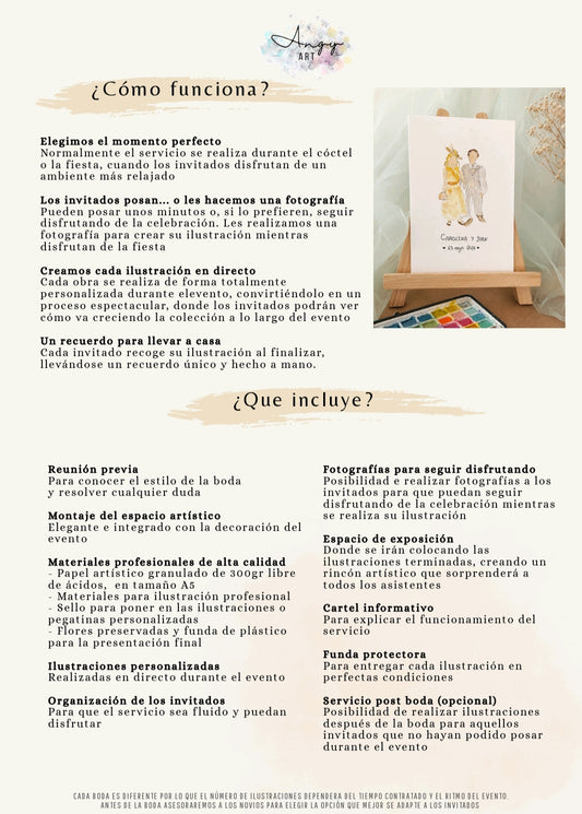 Live Art - Ilustraciones para Bodas